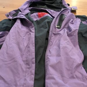 Purple snow jacket